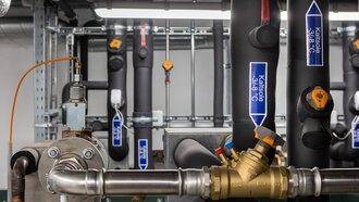 Kälteanlage Grünauerhof CO2 - Installation durch Firma Strauß
