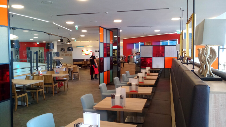 Perfekt klimatisiertes Restaurant durch Firma Strauß
