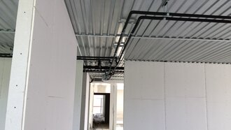 Gusswerk Deckenleitungen - Installation durch Firma Strauß