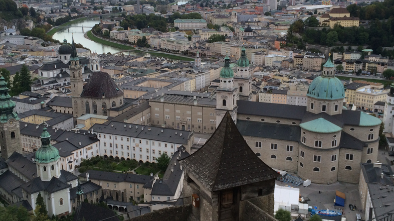 Luftaufnahme von Salzburg