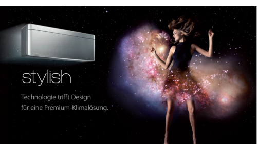 Stylisches Klimagerät der Firma Daikin