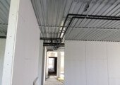 Gusswerk Deckenleitungen - Installation durch Firma Strauß