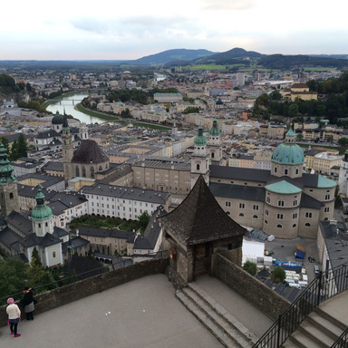 Luftaufnahme von Salzburg